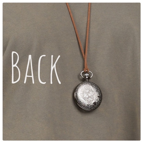 POL Vintage Style Stopwatch Quartz Necklace - Picture 4 of 16